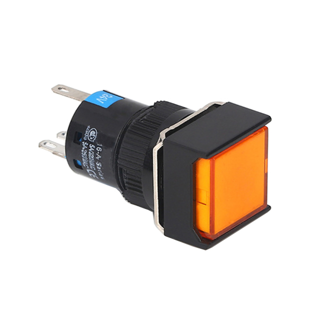 Interruptor de bot&atilde;o quadrado SDL16-11FD